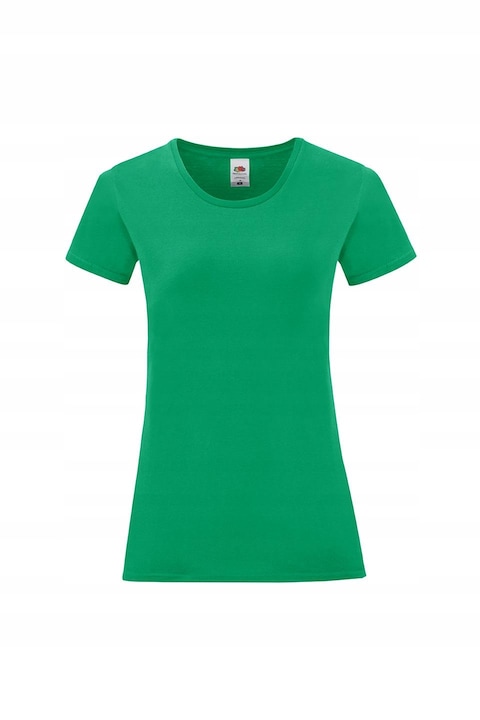 Tricou pentru dama Fruit of the Loom, Bumbac, Verde, 2XL INTL