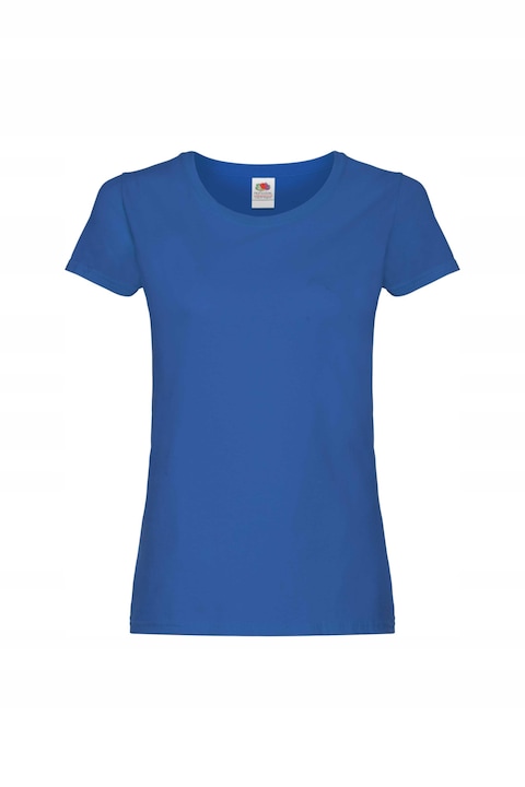 Tricou pentru dama Fruit of the Loom, Bumbac, Albastru, XL INTL