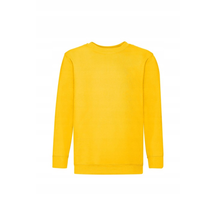 Жълта качулка за момчета Fruit of the Loom, Жълт