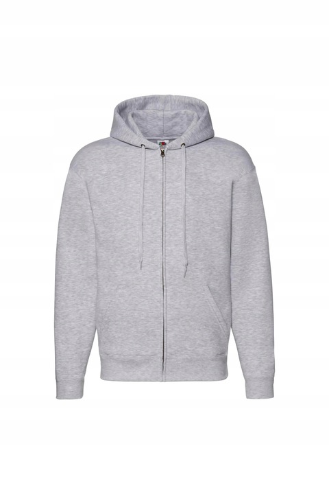 Fruit of the Loom Premium pulóver kapucnival, Szürke