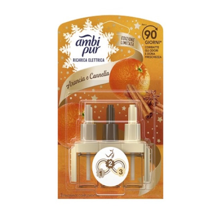 Rezerva Odorizant camera Ambi pur 3Volution. portocale si scortisoara, 20ml