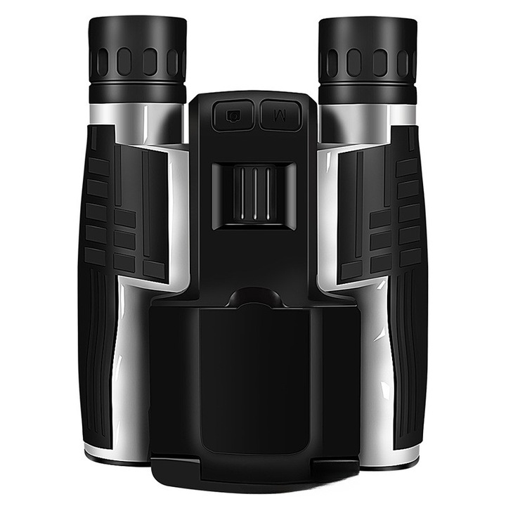 Цифров бинокъл, 1080P HD, може да прави снимки и видеоклипове, 12x оптично увеличение, 32GB TF памет, лесен за носене