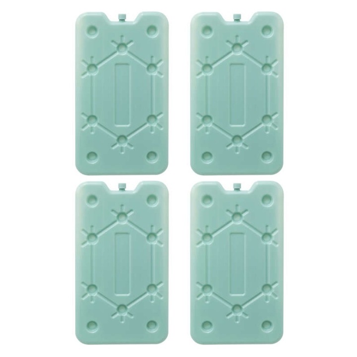 Set 4 pastile racire Green Light, lada frigorifica, 400 ml, 15 x 1.5 x H. 25 cm