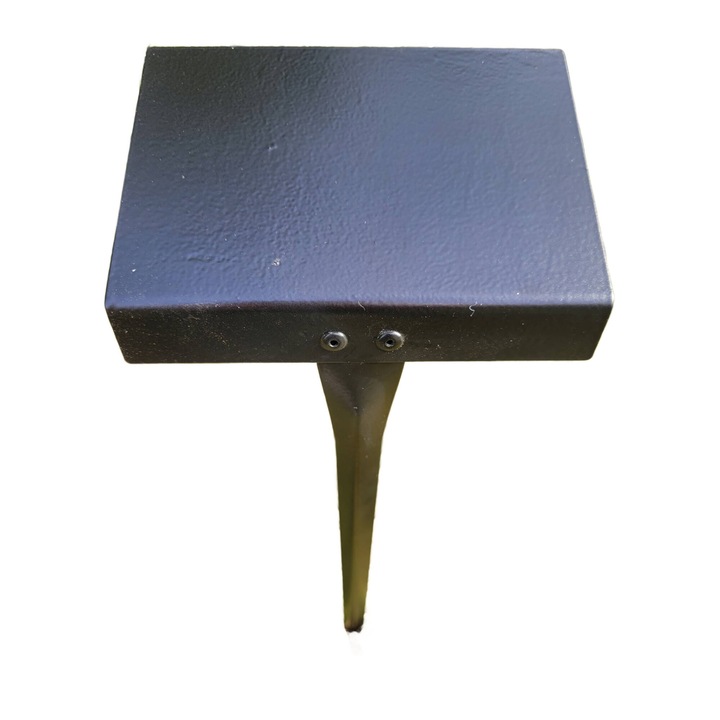 Plug-in kerti tábla, 155x105x450 cm, fekete, Alumínium, 5 db-os készlet.