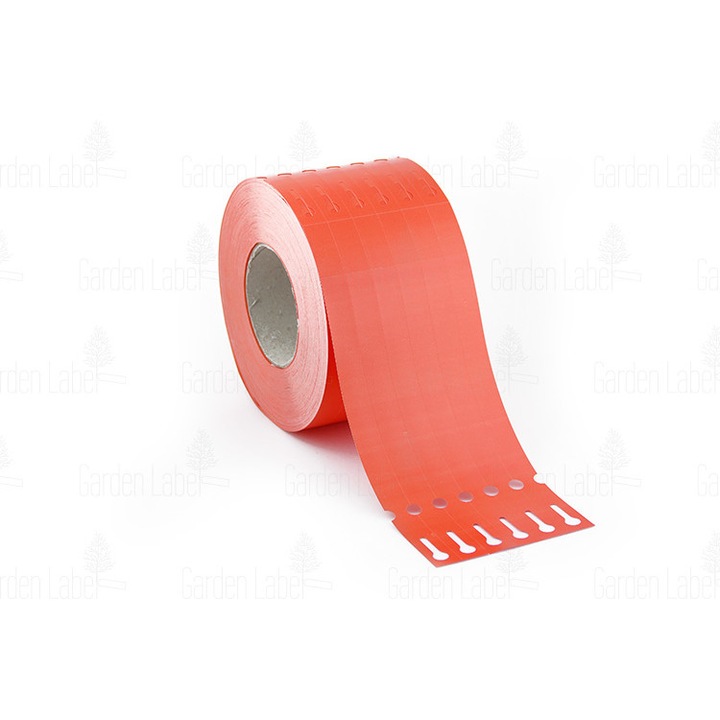 Szett Címkék növényekhez, Kerti Címke, Polipropilén, 400x20mm, Narancs, 50 db