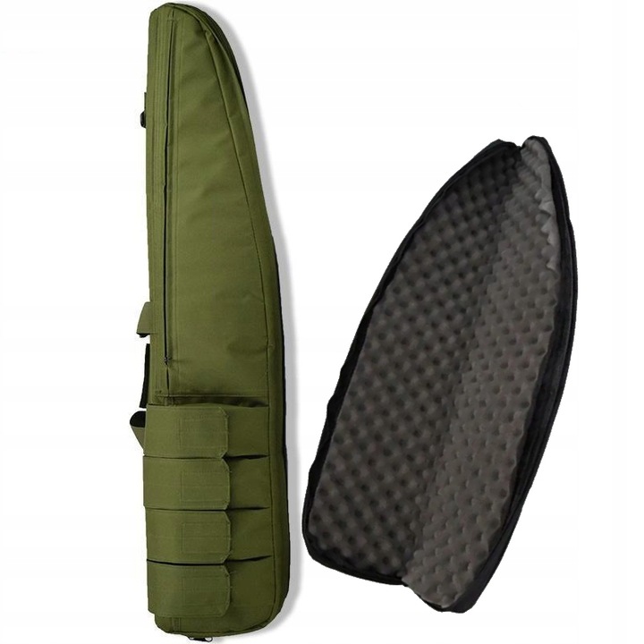 Husa tactica pentru arme, Textil, Verde olive, 96x24cm