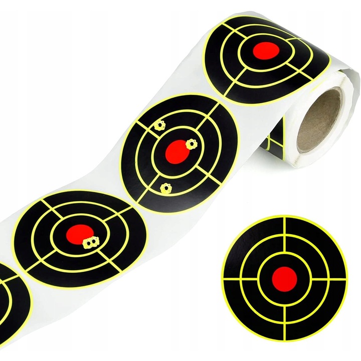 Set 200 Tinte Autoadezive pentru Strzelanie Sportowe i lucznictwo, 7.6cm