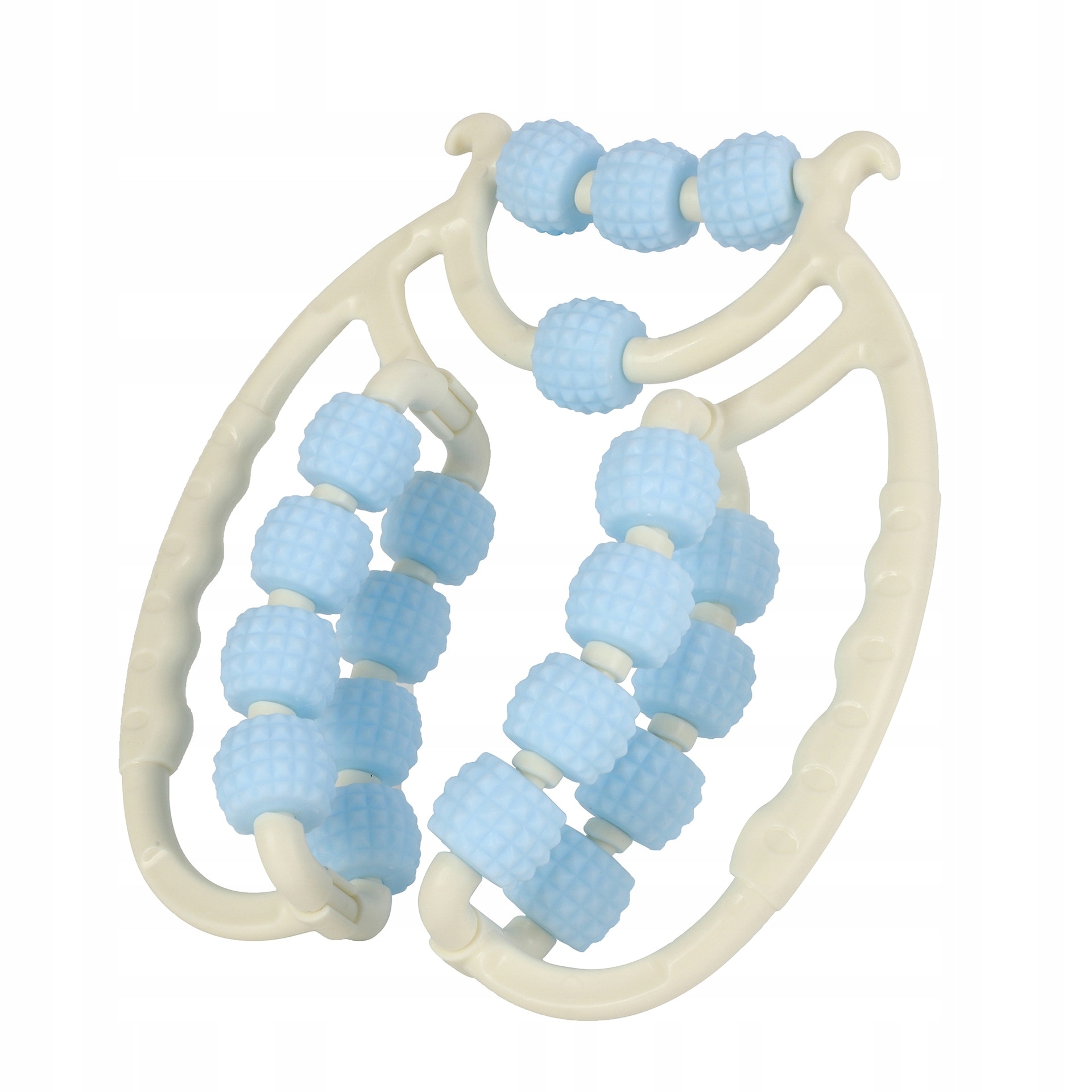 Dispozitiv pentru masaj anticelulitic, ergonomic, 30x30cm, albastru deschis