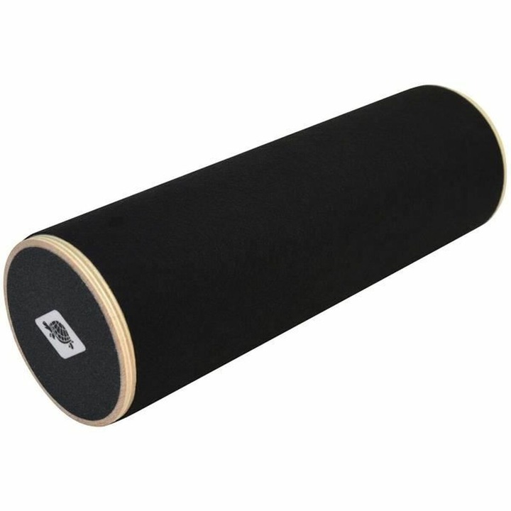 Placa de echilibru Schildkrot, lemn, negru, suporta pana la 120kg