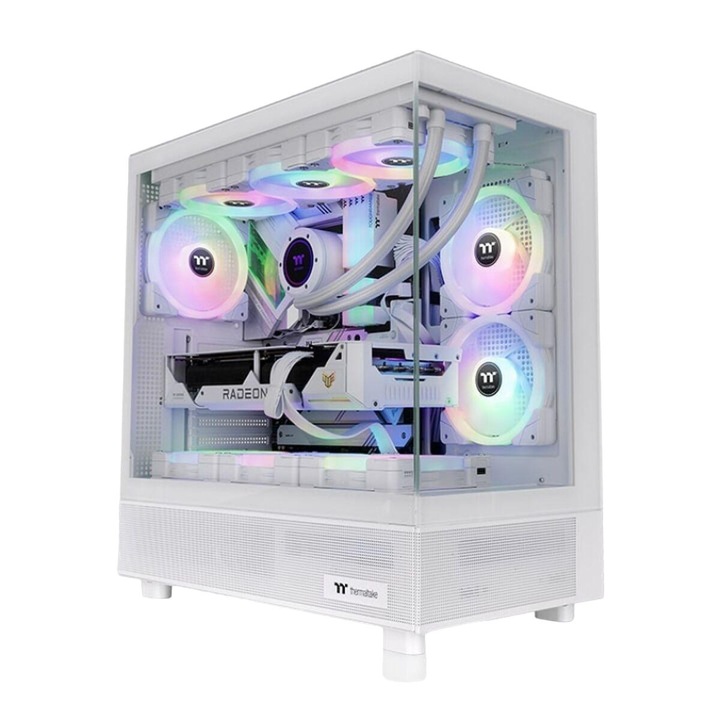 Компютърна кутия Thermaltake View 270 TG ARGB, Бял, Middle Tower