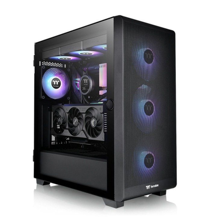 Carcasa PC Thermaltake S250 ARGB (CA-1Y6-00M1WN-00) Mid Tower Negru