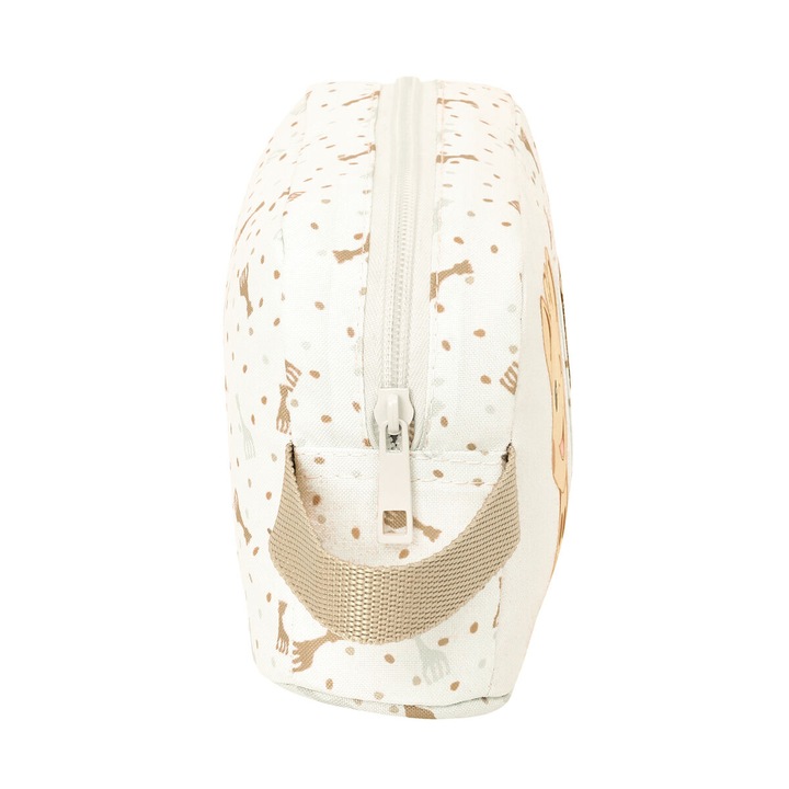 Geanta termoizolanta Sophie la Girafe, Poliester, Bej, 21.5x12x6.5cm