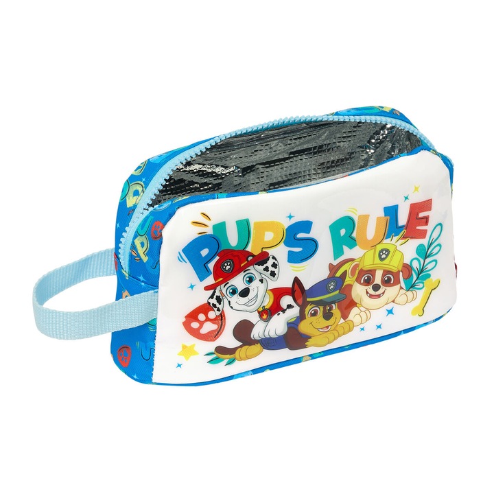 Топлоизолираща кутия за храна Paw Patrol, синя, 21.5x12x6.5cm, за деца