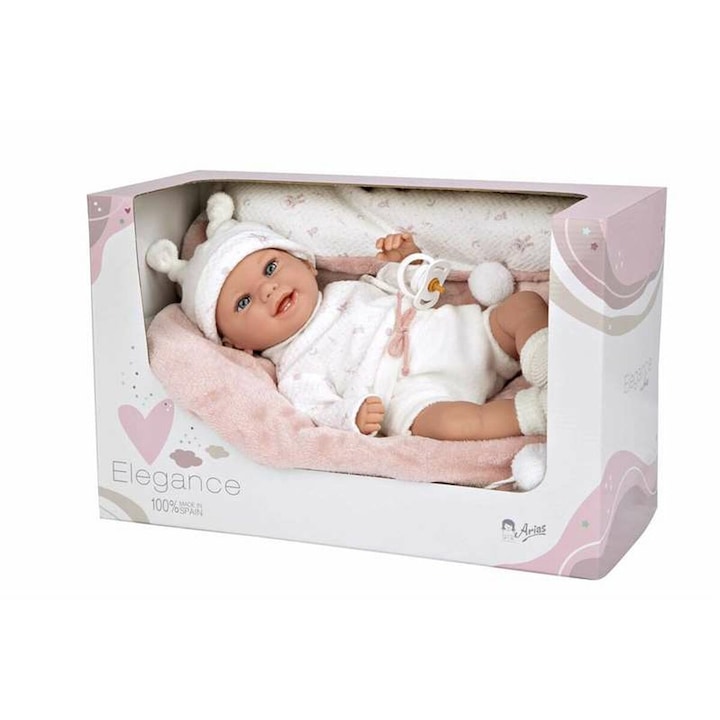 Baby Arias Elegance, пластмаса, 35 см, многоцветна