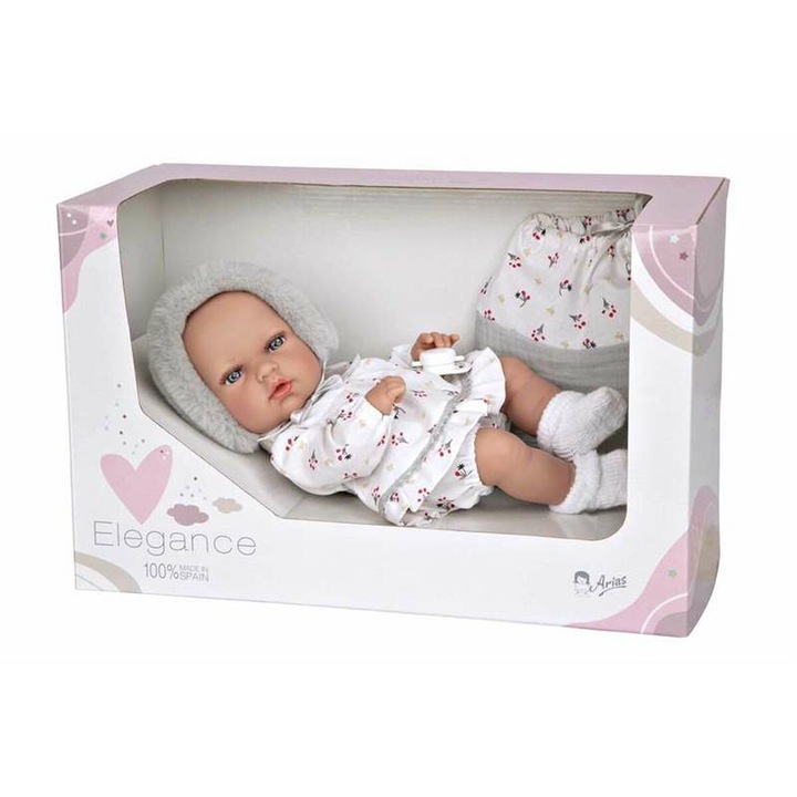 Играчка Baby Arias Elegance, пластмаса, 30 см, многоцветна