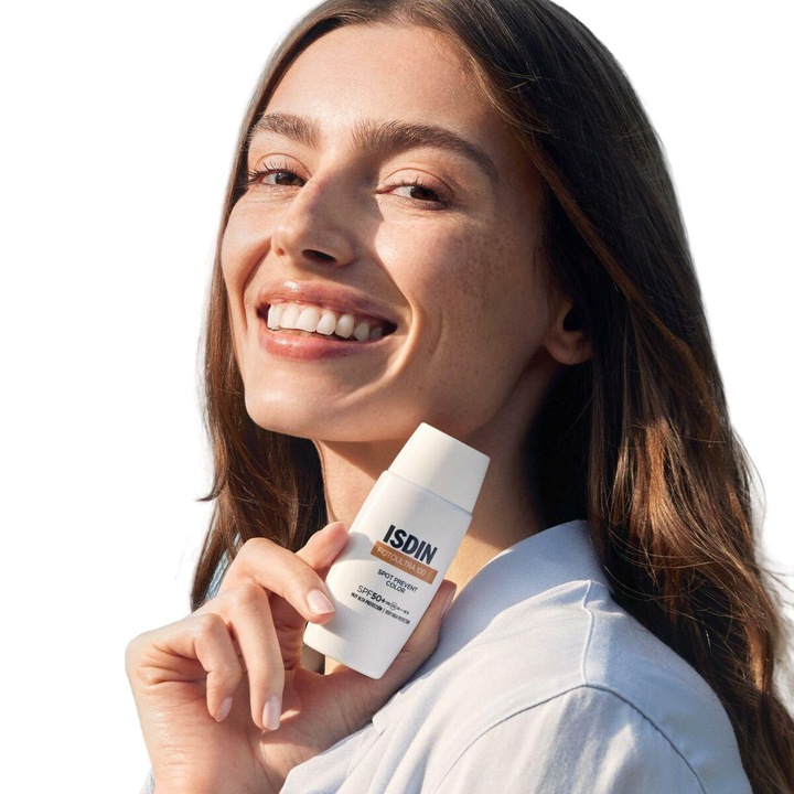 Crema solara ISDIN Foto Ultra 100, SPF 50+, rezistenta la apa, fara parfum, 50ml