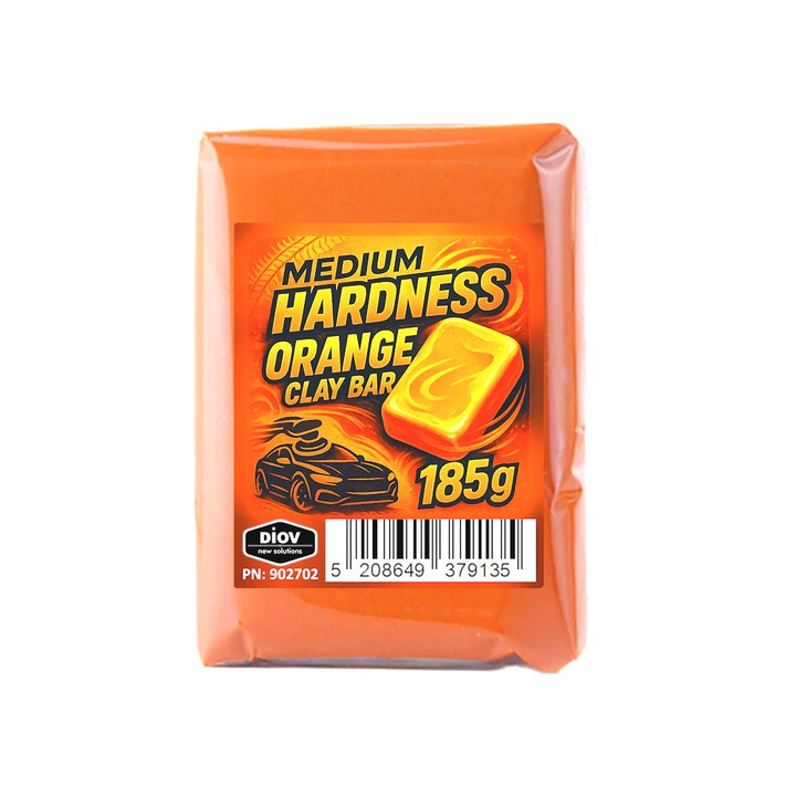 Argila decontaminare auto tip plastelina clay bar moale, inlatura murdaria dificila de pe suprafetele vopsite, 185g