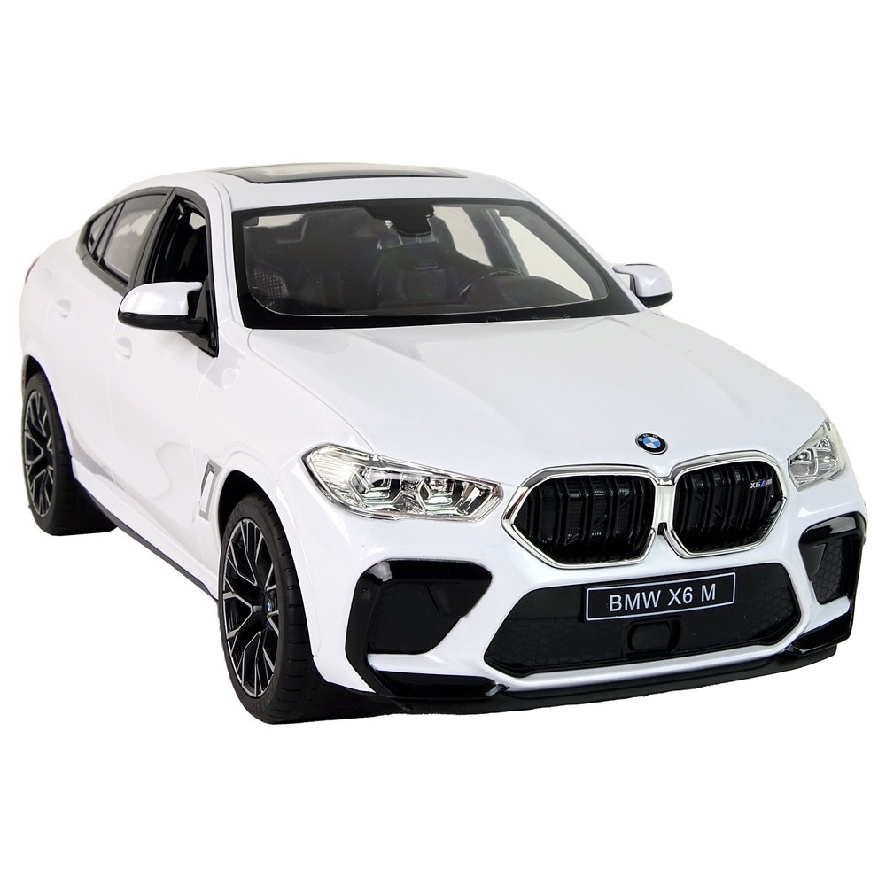 Masinuta R/C Rastar BMW X6 M, 35x13x14cm, alb, set cu pilot - eMAG.ro