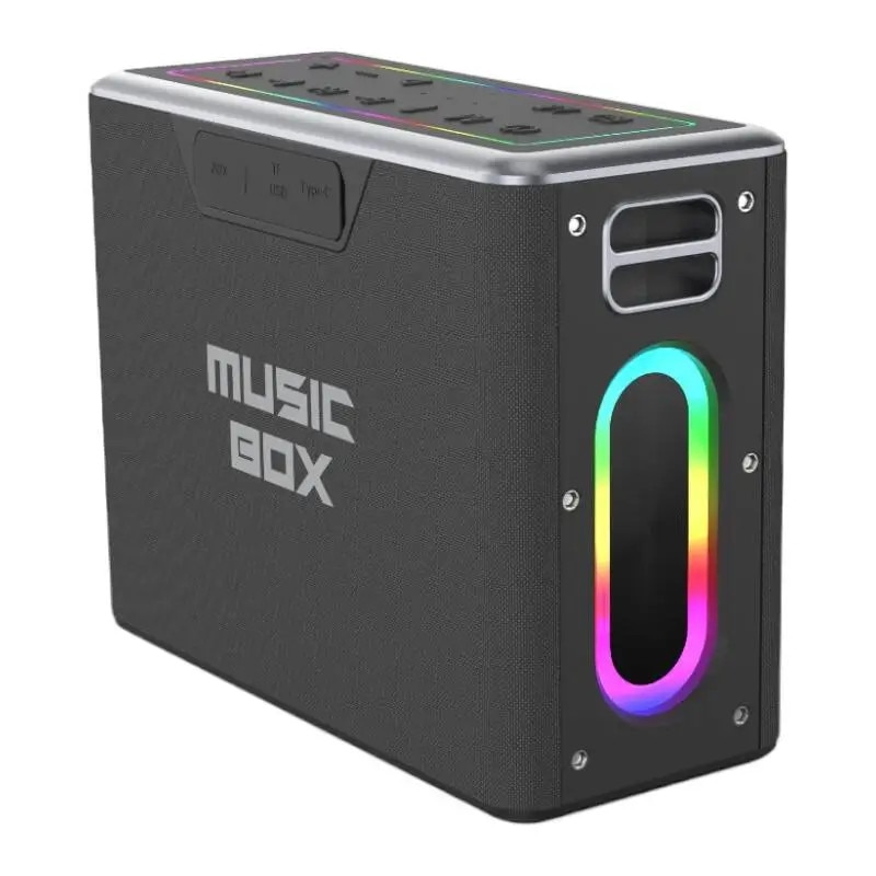 Boxa Portabila HiFuture Music Box, Bluetooth, 100W, Negru