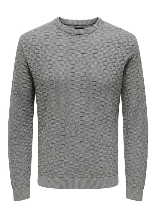 Only & Sons férfi pulóver, Szürke