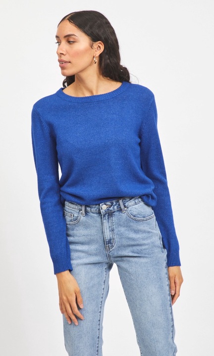 Női pulóver, Villa, Viscose, Blue, Világoskék, 2XL