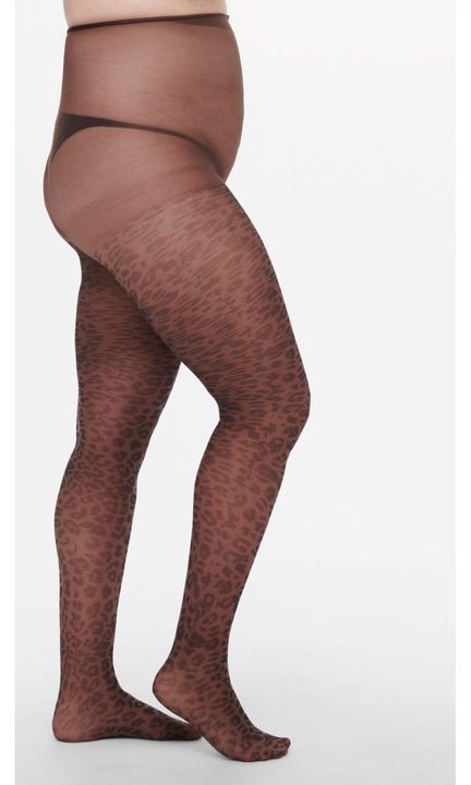 Only Carmakoma Harisnyanadrág, Poliamid, DEN 40, Barna, SM INTL