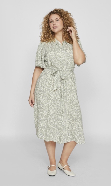 Női ruha, Villa, Viskóz, Zöld, Zöld