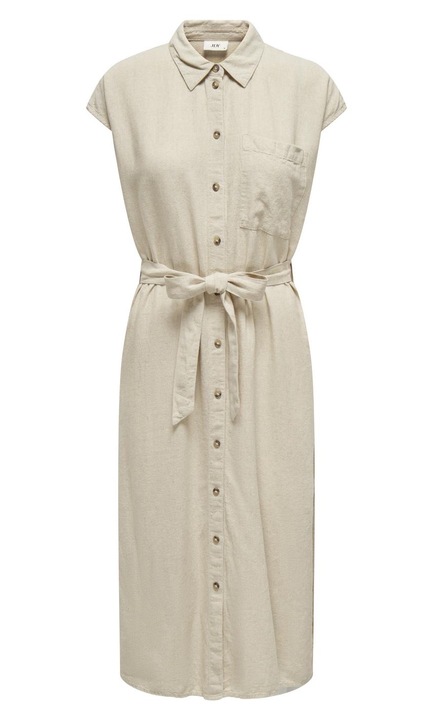 Рокля JdY, Текстил, Кафяв, Кафяв