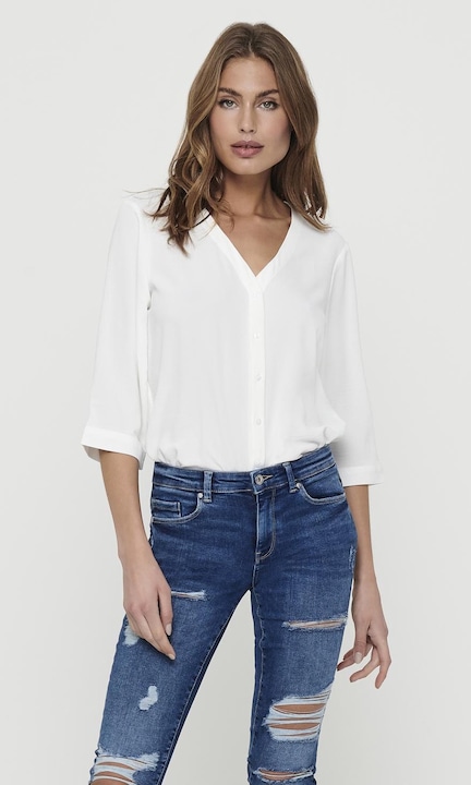 JDYLION Crepe Top modern blúz, Fehér