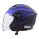 Casca moto semi-integrala Jk528, culoare albastru/negru mat, marime S