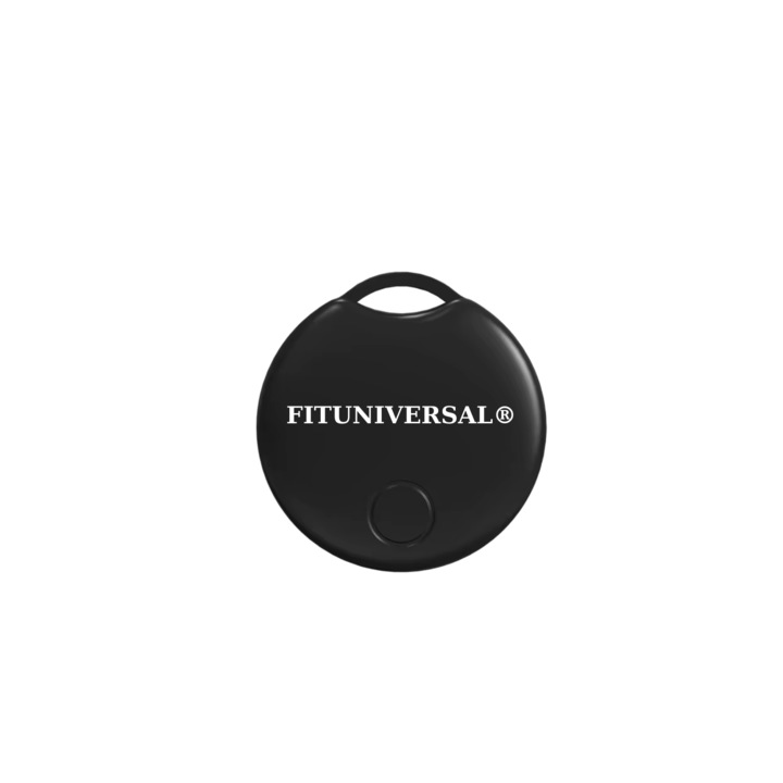 FITUNIVERSAL® GPS Tracker Anti-Lost Device, Глобално покритие, проследяване в реално време, съвместимо с iOS, Find my Apple, Черен