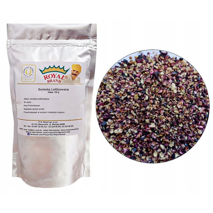 Granule liofilizate de afine 100 G