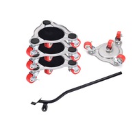 Set de roti pentru transport mobila, pivotante 360, capacitate 900kg, set 5 piese, 15x4.5cm