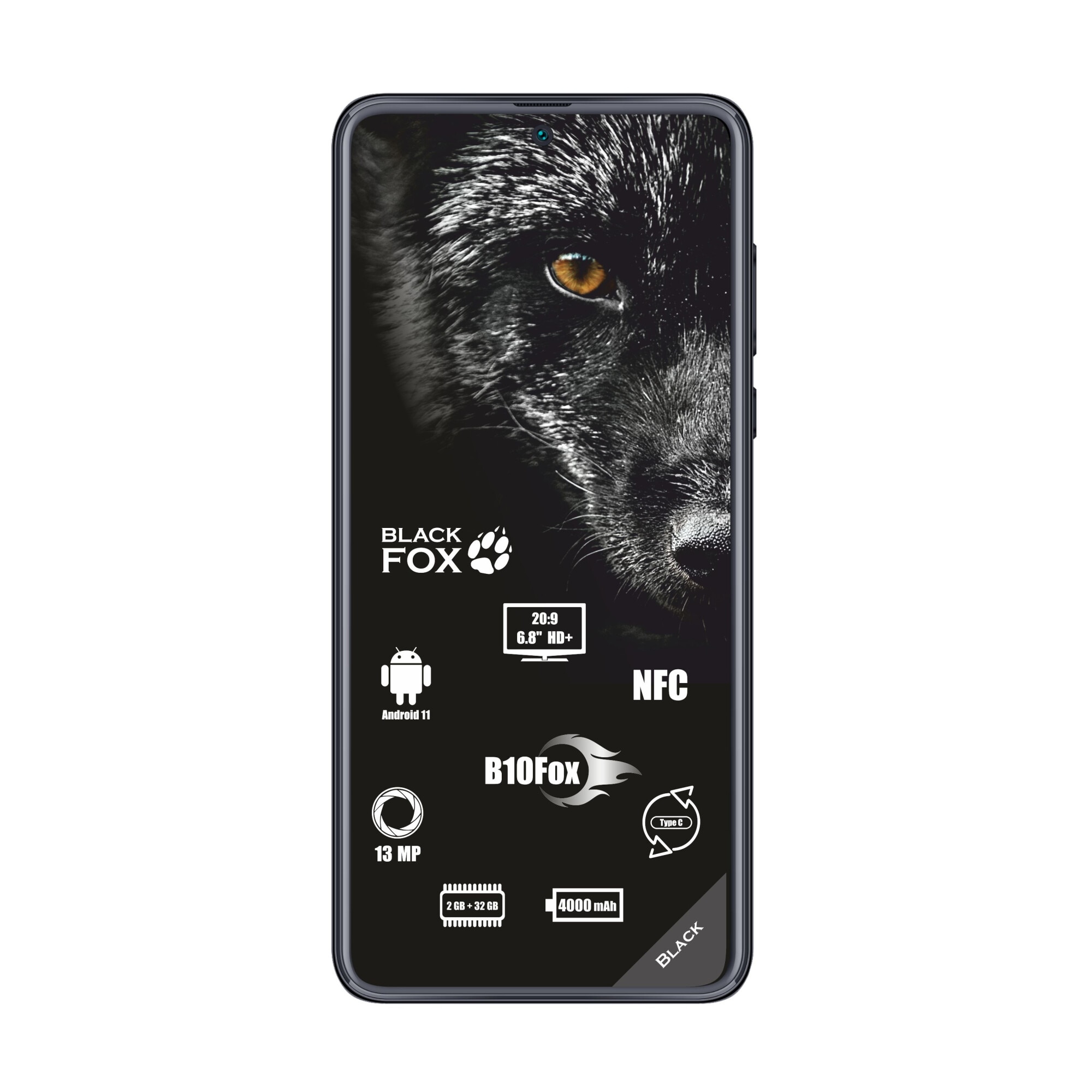 Smartphone Black Fox B10 32 GB, Dual SIM, negru