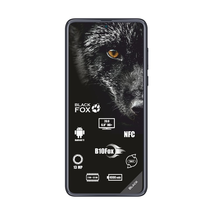 Smartphone Black Fox B10 32 GB, Dual SIM, negru