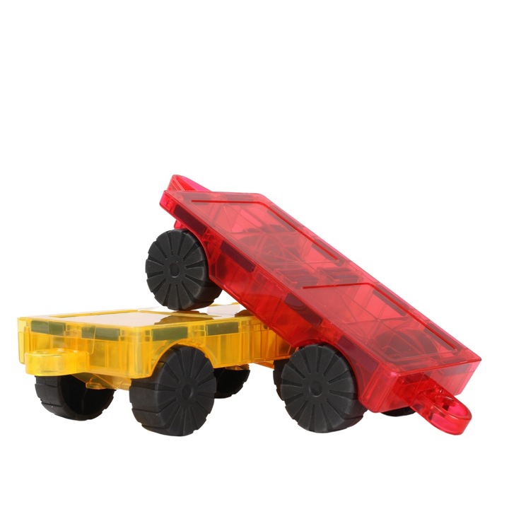 Learn & Grow Toys mágneses építőkészlet - 2 részes autós alapcsomag
