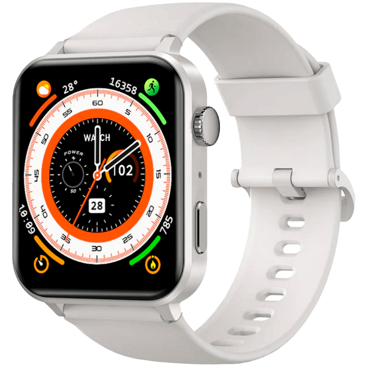Смарт часовник Blackview, R30 Pro Fitness, 1.83-инчов HD, 24-часово откриване на SpO2 + наблюдение на сърдечната честота, Известия за повиквания и SMS, Сив