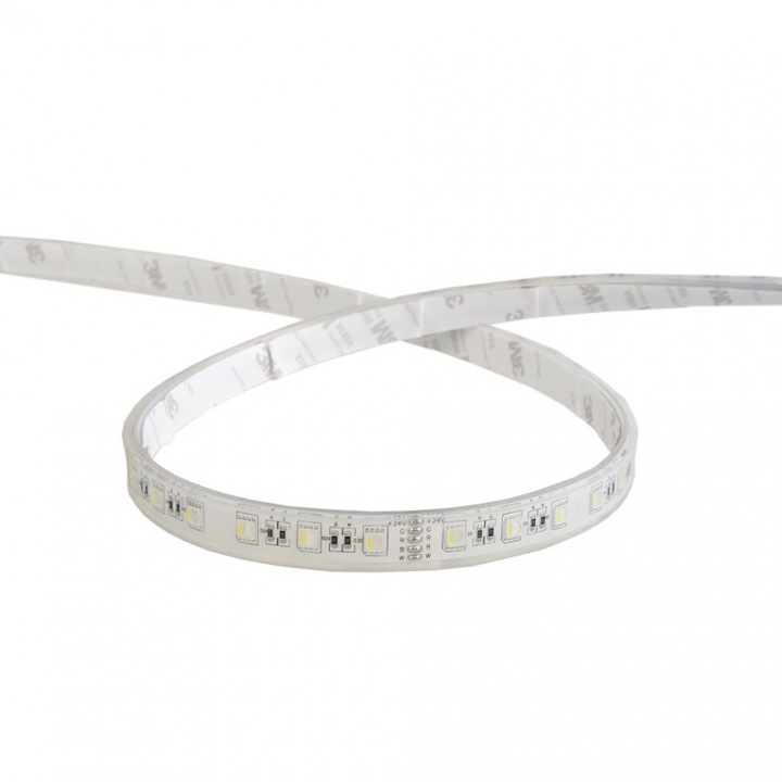 LED szalag Lightex, 2835, 120db/m, 24V, 9.6W, 108lm/w, IP20, 8mm, 5 méter