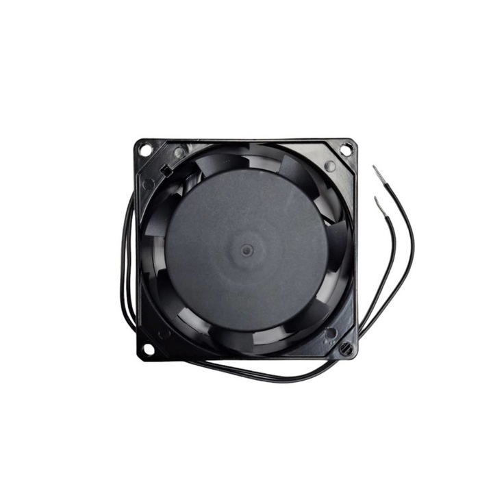 Ventilator Vemark, metal, axial, rulment, 220VAC, 2P, 0, 08A, 80x80x25mm, 21m3/h