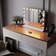 Oglinda cosmetica, Cu iluminare LED, Lumina in 3 culori, 58x12x45.5cm