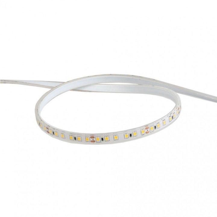 LED лента Lightex, Влагозащита, 2835, 120бр/м, 24V, DC, 9.6W/m, 108lm/w, IP68, 4000K, Силиконово покритие и лепило, 10мм, 5 метра