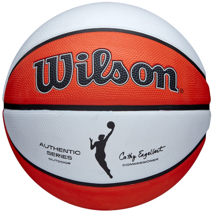 Minge baschet, Wilson WNBA Authentic Series Outdoor Ball WTB5200XB, portocaliu, 5