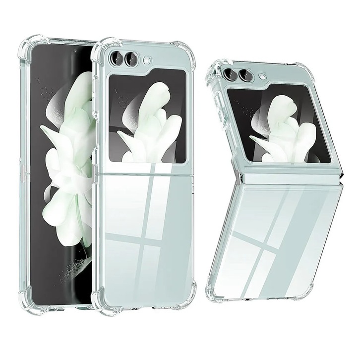 Калъф NORDIC Crystal Clear за Samsung Z Flip 5, прозрачен