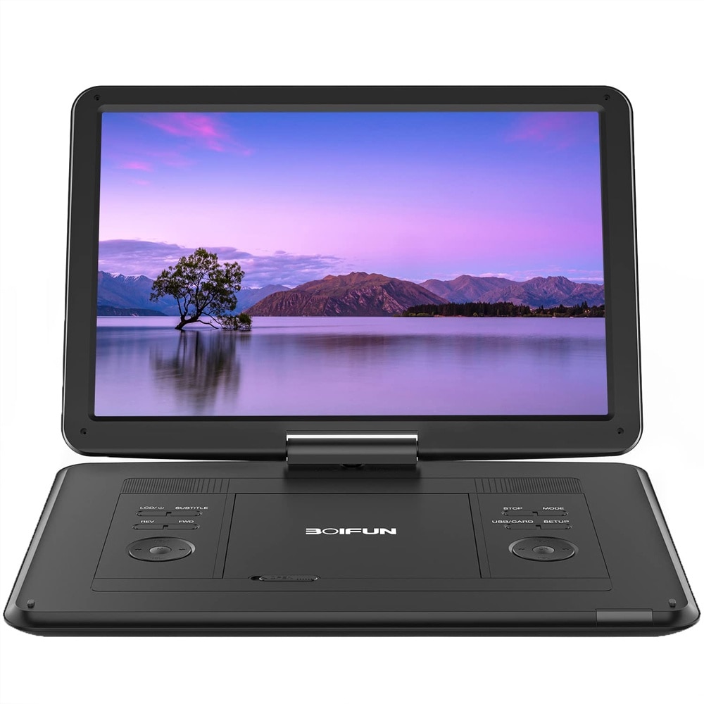 DVD Player Portabil 17.5 inch BOIFUN, Cu Ecran Hd Mare De 15.6