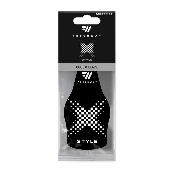 Odorizant auto, FRESH WAY, Cool & Black