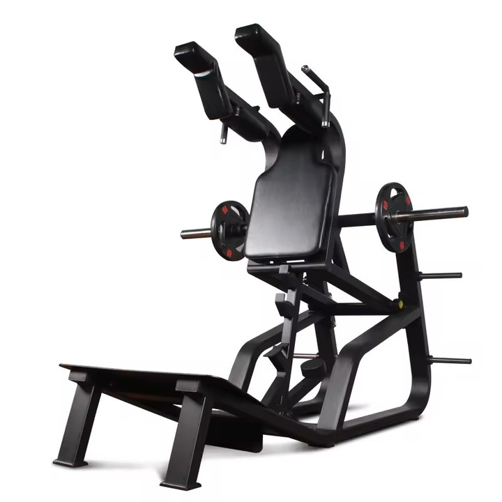 Многофункционален апарат HSM01, Zoco Body Fit, Hack Squat Machine, черен