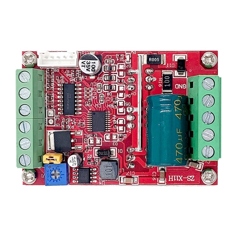 Controler motor fara perii cu 3 faze 6-60V, 400W cu control analogic si ...