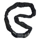 Lant antifurt bicicleta si trotineta, SINBINTA, Parola de 5 digiti, Usor de utilizat si de transportat, Anti rugina, Rezistent la taiere si rupere, Reutilizabile, Compatibil motociclete, Scutere, Otel/Nylon, Lungime 90cm, Negru