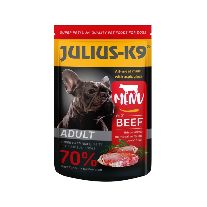 Julius K9 Dog, Hrana umeda super-premium, Vita, 125g