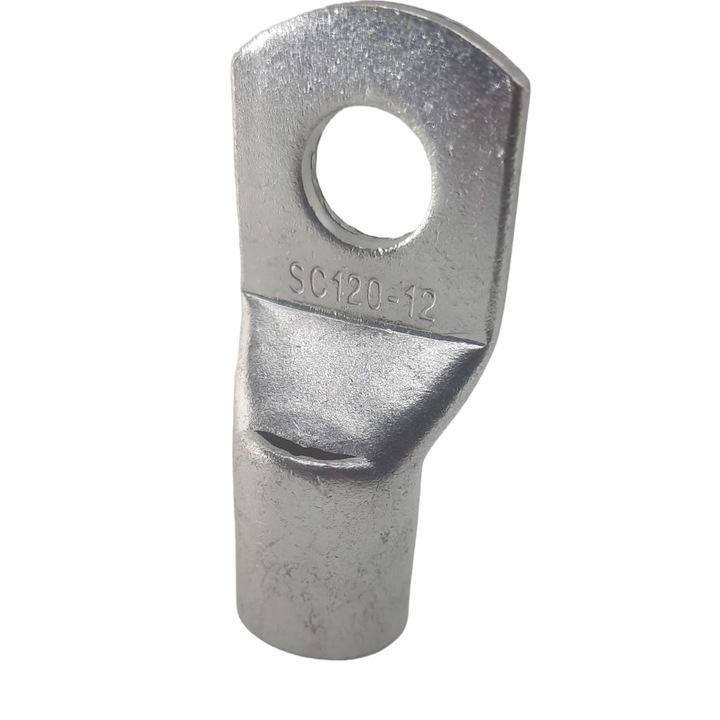 Set 10 bucati papuci cupru stanat 120mm² cu gaura de 12mm